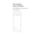 AEG LAV40950 Owners Manual AEG LAV40950 Owners Manual