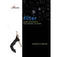 ANTARES FILTER Owners Manual ANTARES FILTER Owners Manual