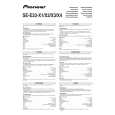 PIONEER SE-E33-X1/XCN/EW Owners Manual PIONEER SE-E33-X1/XCN/EW Owners Manual