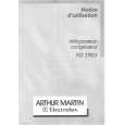 ARTHUR MARTIN ELECTROLUX RD2903W Owners Manual ARTHUR MARTIN ELECTROLUX RD2903W Owners Manual