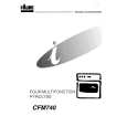 FAURE CFM740M Owners Manual FAURE CFM740M Owners Manual