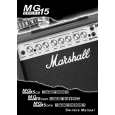 MARSHALL MG15CD Owners Manual MARSHALL MG15CD Owners Manual
