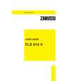 ZANUSSI FLS814V Owners Manual ZANUSSI FLS814V Owners Manual