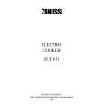ZANUSSI ZCE611X Owners Manual ZANUSSI ZCE611X Owners Manual