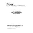 EDEN 1205WORLDTOUR Owners Manual EDEN 1205WORLDTOUR Owners Manual