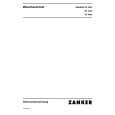 ZANKER EF4242 (PRIVILEG) Owners Manual ZANKER EF4242 (PRIVILEG) Owners Manual