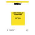 ZANUSSI ZDT8453 Owners Manual ZANUSSI ZDT8453 Owners Manual