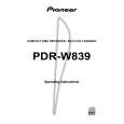 PIONEER PDR-W839/KUXJ/CA Owners Manual PIONEER PDR-W839/KUXJ/CA Owners Manual