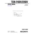 SONY TCM210DV Service Manual SONY TCM210DV Service Manual