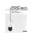 CASIO DG20 Owners Manual CASIO DG20 Owners Manual