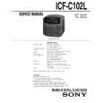 SONY ICFC102L Service Manual SONY ICFC102L Service Manual