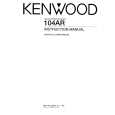 KENWOOD 104AR Owners Manual KENWOOD 104AR Owners Manual