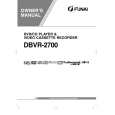 FUNAI DBVR-2700 Owners Manual FUNAI DBVR-2700 Owners Manual