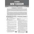 YAMAHA MS100DR Owners Manual YAMAHA MS100DR Owners Manual