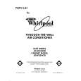 WHIRLPOOL ACU124XX0 Parts Catalog WHIRLPOOL ACU124XX0 Parts Catalog