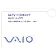SONY PCG-GRX415MK VAIO Owners Manual SONY PCG-GRX415MK VAIO Owners Manual