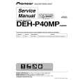 PIONEER DEH-P40MP/XP/EW5 Service Manual PIONEER DEH-P40MP/XP/EW5 Service Manual