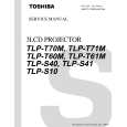 TOSHIBA TLP-T70M Service Manual TOSHIBA TLP-T70M Service Manual