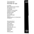AEG ACCURETTE Owners Manual AEG ACCURETTE Owners Manual