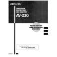 AIWA AVNW30 Owners Manual AIWA AVNW30 Owners Manual