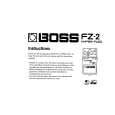 BOSS FZ-2 Owners Manual BOSS FZ-2 Owners Manual
