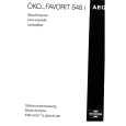 AEG FAV548I-WE/F Owners Manual AEG FAV548I-WE/F Owners Manual