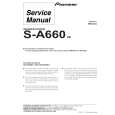 PIONEER S-A660/XE Service Manual PIONEER S-A660/XE Service Manual