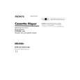 SONY WM-EX190 Owners Manual SONY WM-EX190 Owners Manual