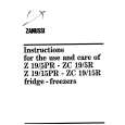 AEG Z1915PR Owners Manual AEG Z1915PR Owners Manual