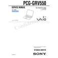 SONY PCGGRV550 Service Manual SONY PCGGRV550 Service Manual
