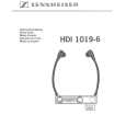 SENNHEISER HDI 1019-6 Owners Manual SENNHEISER HDI 1019-6 Owners Manual