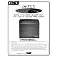 CRATE GFX50 Owners Manual CRATE GFX50 Owners Manual