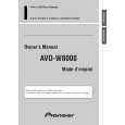 PIONEER AVD-W8000/UC Owners Manual PIONEER AVD-W8000/UC Owners Manual