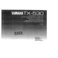 YAMAHA TX-530 Owners Manual YAMAHA TX-530 Owners Manual