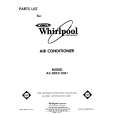 WHIRLPOOL AC0052XM1 Parts Catalog WHIRLPOOL AC0052XM1 Parts Catalog