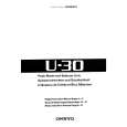 ONKYO U-30 Owners Manual ONKYO U-30 Owners Manual