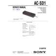 SONY AC-SD1 VER. 1.1 Service Manual SONY AC-SD1 VER. 1.1 Service Manual