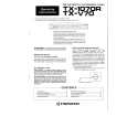 PIONEER TX1070R Owners Manual PIONEER TX1070R Owners Manual