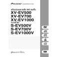 PIONEER XV-EV700/DTXJ Owners Manual PIONEER XV-EV700/DTXJ Owners Manual