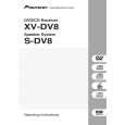 PIONEER XV-DV8 Owners Manual PIONEER XV-DV8 Owners Manual
