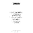 ZANUSSI ZOU694FTN Owners Manual ZANUSSI ZOU694FTN Owners Manual