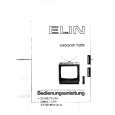 ELIN 7209 Owners Manual ELIN 7209 Owners Manual