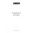 ZANUSSI ZFC62/23FF Owners Manual ZANUSSI ZFC62/23FF Owners Manual