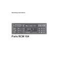 BLAUPUNKT PARISRCM104 Owners Manual BLAUPUNKT PARISRCM104 Owners Manual