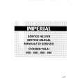 IMPERIAL FX28VT Service Manual IMPERIAL FX28VT Service Manual