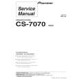 PIONEER CS-7070/SXTW/EW5 Service Manual PIONEER CS-7070/SXTW/EW5 Service Manual