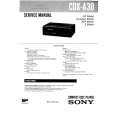 SONY CDX-A30 Owners Manual SONY CDX-A30 Owners Manual