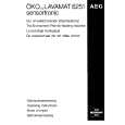 AEG LAV6251SENS. Owners Manual AEG LAV6251SENS. Owners Manual