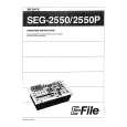 SONY SEG2550 Owners Manual SONY SEG2550 Owners Manual
