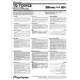 PIONEER TS-T01RS-2/EW Owners Manual PIONEER TS-T01RS-2/EW Owners Manual